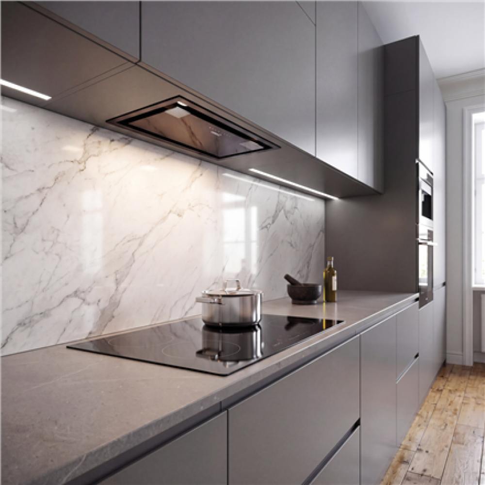CATA Hood , GC DUAL 45 GBK/A , Canopy , Energy efficiency class A , Width 49.2 cm , 820 m³/h , Touch sensitive , LED , Black