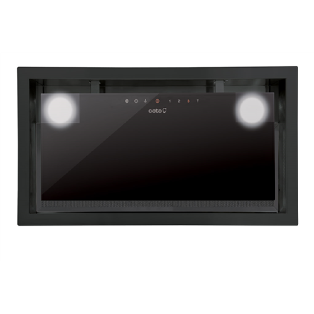 CATA Hood , GC DUAL 45 GBK/A , Canopy , Energy efficiency class A , Width 49.2 cm , 820 m³/h , Touch sensitive , LED , Black