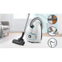 Bosch Vacuum cleaner BGLS4HYG2 Bagged, Power 700 W, Dust capacity 4 L, White