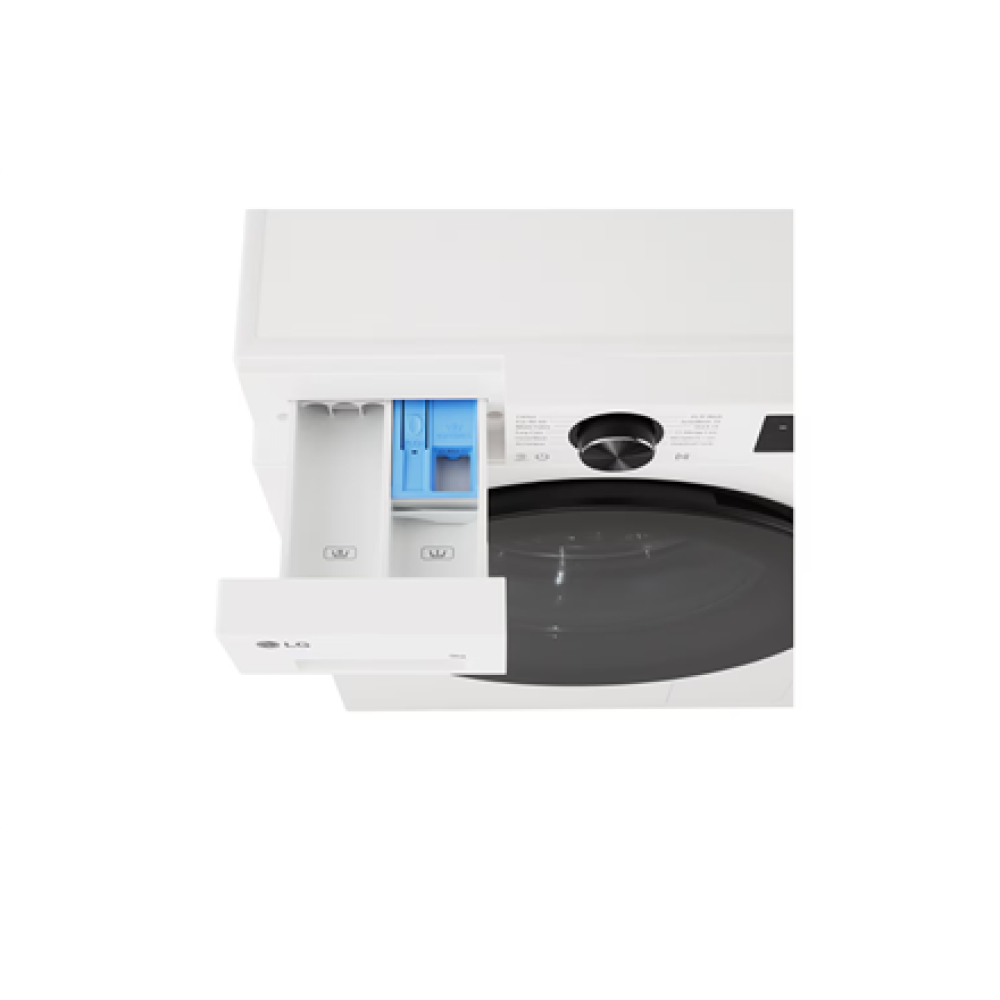 LG F2X50S9TWB Washing machine, A, Front loading, Washing capacity 9 kg, Depth 47.5 cm, 1200 RPM, White , LG