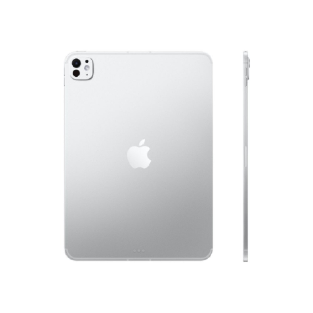 Apple , iPad Pro Wi-Fi + Cellular , 11 , Silver , OLED, Ultra Retina XDR, Nano-texture glass , 2420 x 1668 pixels , Apple M5 , 16 GB , 1000 GB , 3G , 4G , 5G , Wi-Fi , Front camera , 12 MP , Rear camera , 12 MP , Bluetooth , 6 , iPadOS , USB-C charging ca