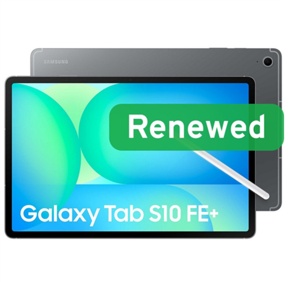 Samsung Renewed Grade A , Samsung Galaxy Tab S10 FE+ , Gray , Super AMOLED , 128 GB , Android