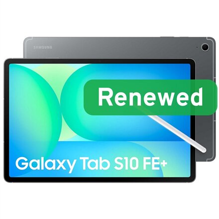 Samsung Renewed Grade A , Samsung Galaxy Tab S10 FE+ , Gray , Super AMOLED , 128 GB , Android