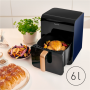 Panasonic Air Fryer , NF-CC600AXE , Power 1450 W , Capacity 6 L , Black