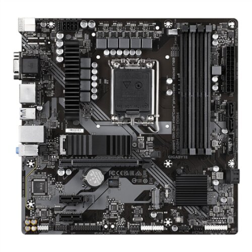 Gigabyte , B760M DS3H DDR4 1.0 M/B , Processor family Intel , Processor socket LGA1700 , DDR4 DIMM , Memory slots 4 , Supported hard disk drive interfaces SATA, M.2 , Number of SATA connectors 4 , Chipset Intel B760 Express , Micro ATX