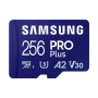 Samsung , microSD Card , SB PRO Plus , 256 GB , MicroSDXC , Flash memory class 10