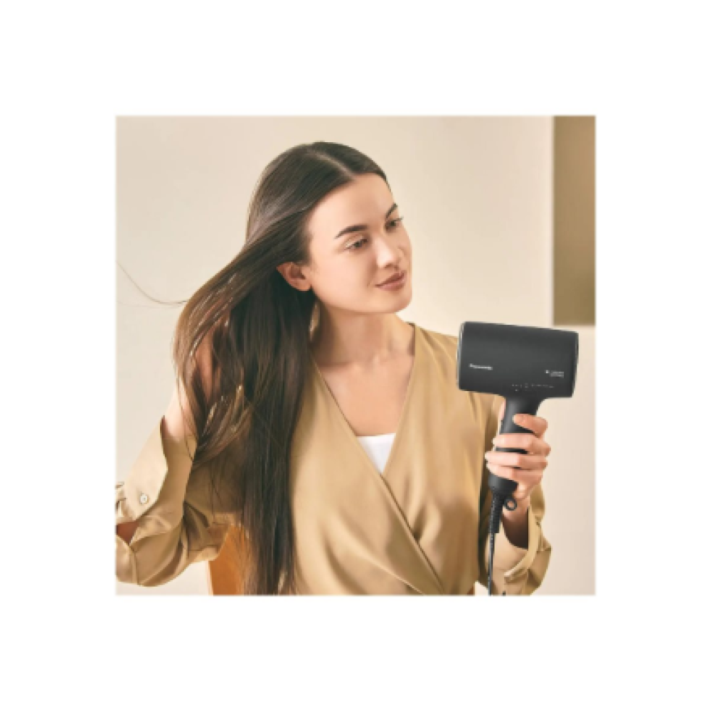 Panasonic , Hair Dryer , Nanoe EHNA0JN825 , 1600 W , Number of temperature settings 4 , Diffuser nozzle , Black