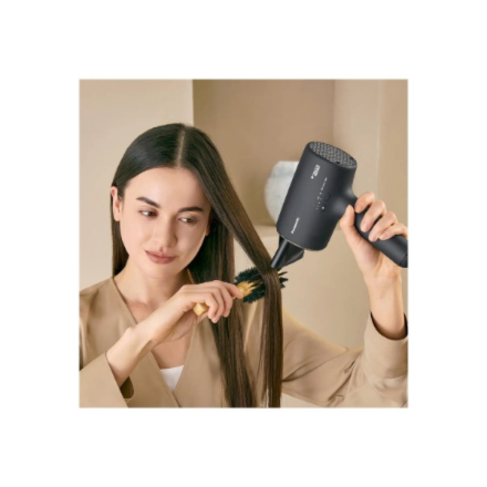 Panasonic , Hair Dryer , Nanoe EHNA0JN825 , 1600 W , Number of temperature settings 4 , Diffuser nozzle , Black