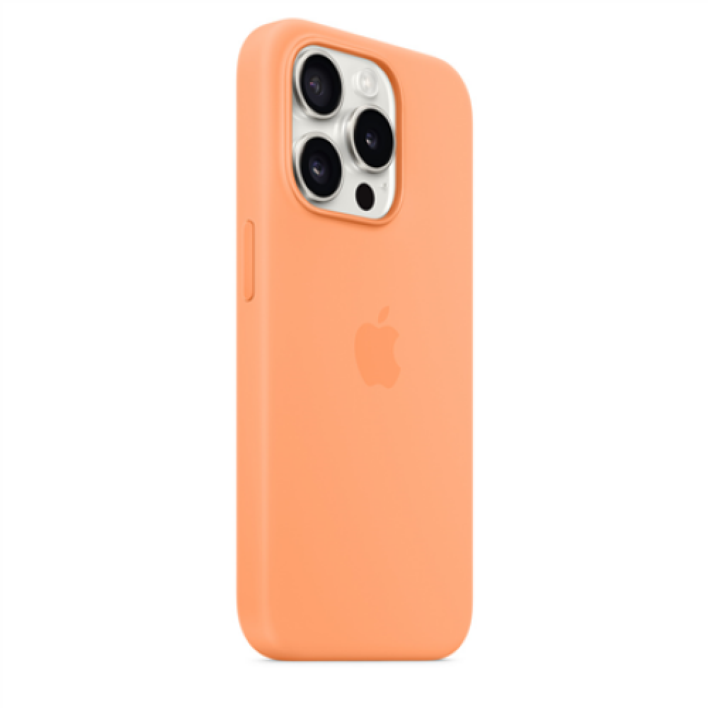 Apple , Silicone Case with MagSafe , Case with MagSafe , Apple , iPhone 15 Pro , Silicone , Orange Sorbet