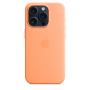 Apple , Silicone Case with MagSafe , Case with MagSafe , Apple , iPhone 15 Pro , Silicone , Orange Sorbet