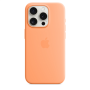 Apple , Silicone Case with MagSafe , Case with MagSafe , Apple , iPhone 15 Pro , Silicone , Orange Sorbet