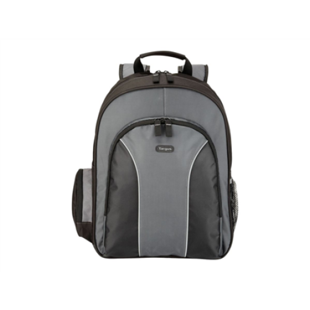 Targus , Essential Laptop Backpack , Backpack , Black/Grey