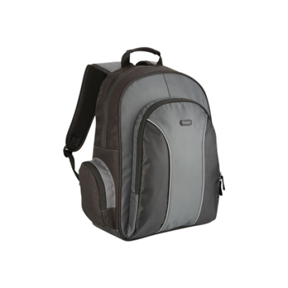 Targus , Essential Laptop Backpack , Backpack , Black/Grey