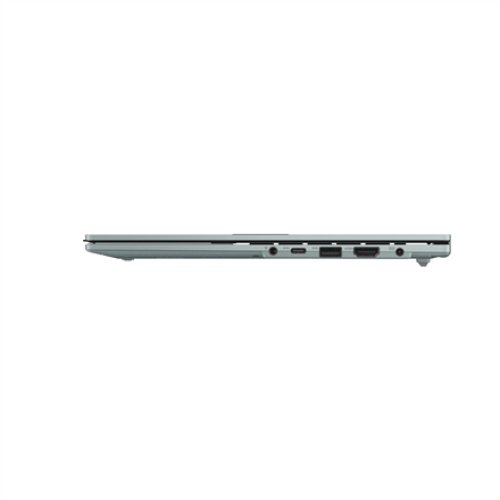 Asus , Vivobook Go 15 OLED E1504FA-L1419W , Green Grey , 15.6 , OLED , FHD , 1920 x 1080 pixels , Glossy , AMD Ryzen 5 , 7520U , 16 GB , LPDDR5 , Solid-state drive capacity 512 GB , AMD Radeon Graphics , Windows 11 Home , 802.11ax , Bluetooth version 5.3 
