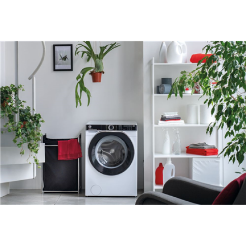 Hoover , HWP414AMBC/1-S , Washing Machine , Energy efficiency class A , Front loading , Washing capacity 14 kg , 1400 RPM , Depth 67 cm , Width 60 cm , Display , LCD , Steam function , Wi-Fi , White