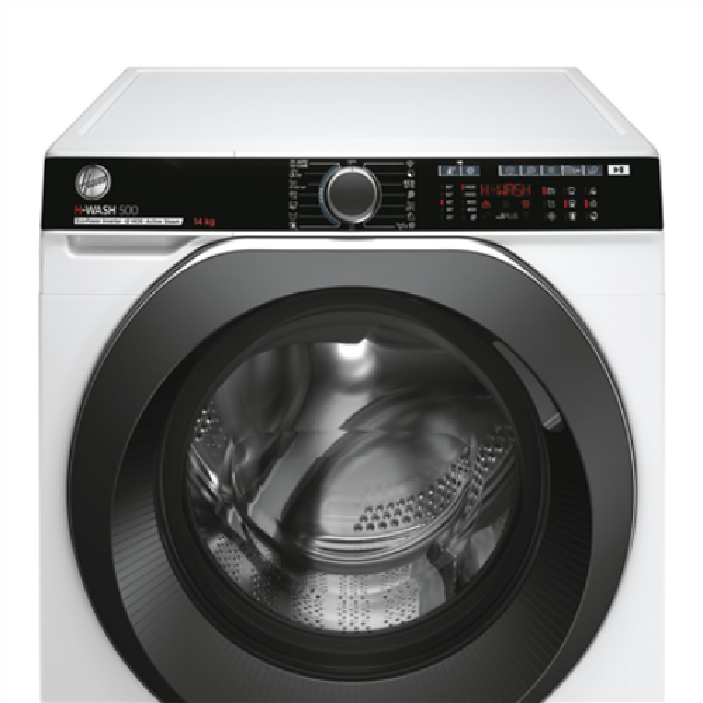 Hoover , HWP414AMBC/1-S , Washing Machine , Energy efficiency class A , Front loading , Washing capacity 14 kg , 1400 RPM , Depth 67 cm , Width 60 cm , Display , LCD , Steam function , Wi-Fi , White