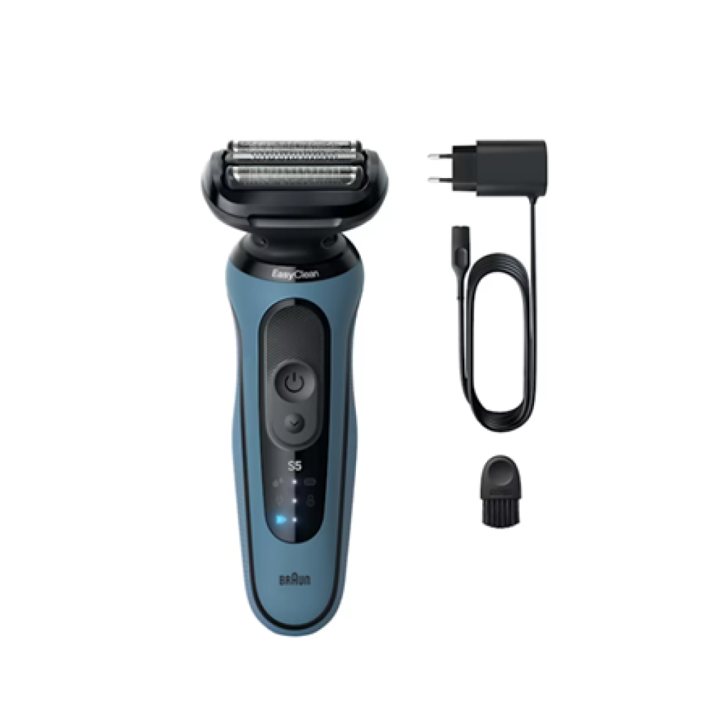 Braun Shaver , Series 5 52-A1000s , Operating time (max) 50 min , Wet & Dry , Lithium Ion , Blue/Black