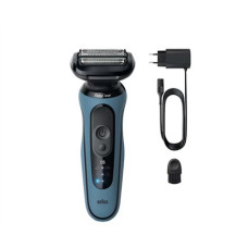 Braun Shaver , Series 5 52-A1000s , Operating time (max) 50 min , Wet & Dry , Lithium Ion , Blue/Black Braun Shaver , Series 5 52-A1000s , Operating time (max) 50 min , Wet & Dry , Lithium Ion , Blue/Black