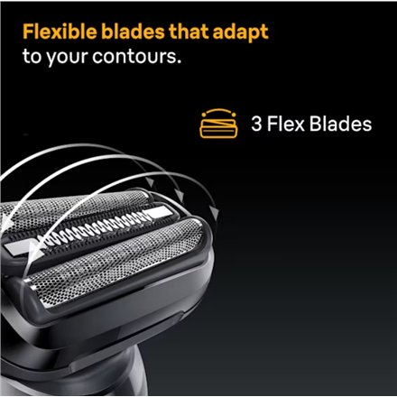 Braun Shaver , Series 5 52-A1000s , Operating time (max) 50 min , Wet & Dry , Lithium Ion , Blue/Black