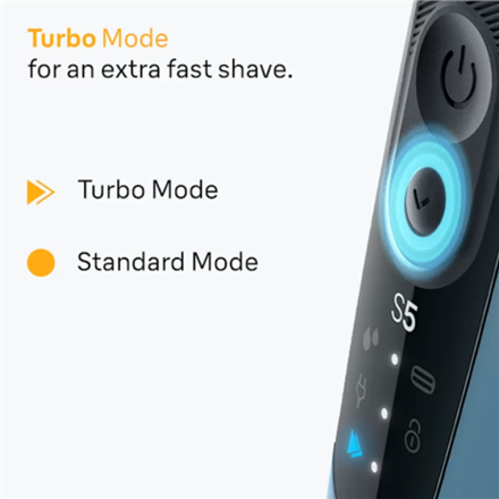 Braun Shaver , Series 5 52-A1000s , Operating time (max) 50 min , Wet & Dry , Lithium Ion , Blue/Black