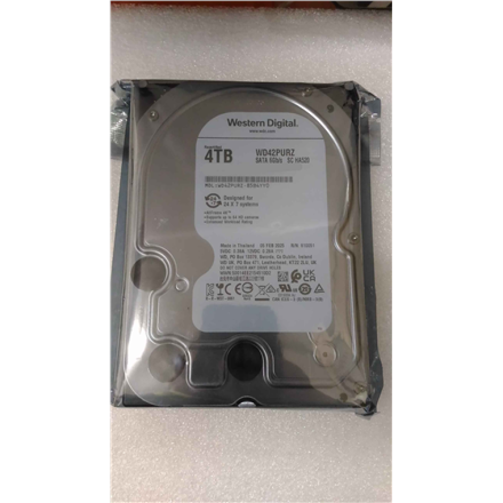 SALE OUT. Western Digital Purple WD42PURZ 4TB 3.5 256MB SATA 6 Gb/s , Western Digital , REFURBISHED