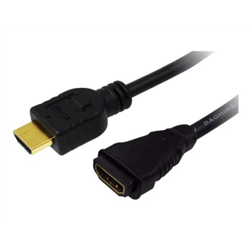 Logilink , HDMI Cable Type A Male - HDMI Type A Female , CH0056 , HDMI Type A Female , HDMI Type A Male , HDMI to HDMI , 2 m