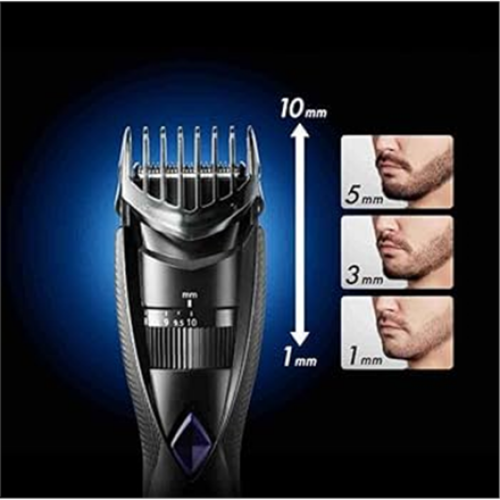 Panasonic , Beard Trimmer , ER-GB37-K503 , Cordless , Wet & Dry , Number of length steps 20