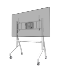 Neomounts Floor stand , FL50-575WH1 TV trolley , Adjustable Height , 65-110 , Maximum weight (capacity) 125 kg , White