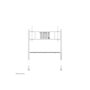 Neomounts Floor stand , FL50-575WH1 TV trolley , Adjustable Height , 65-110 , Maximum weight (capacity) 125 kg , White