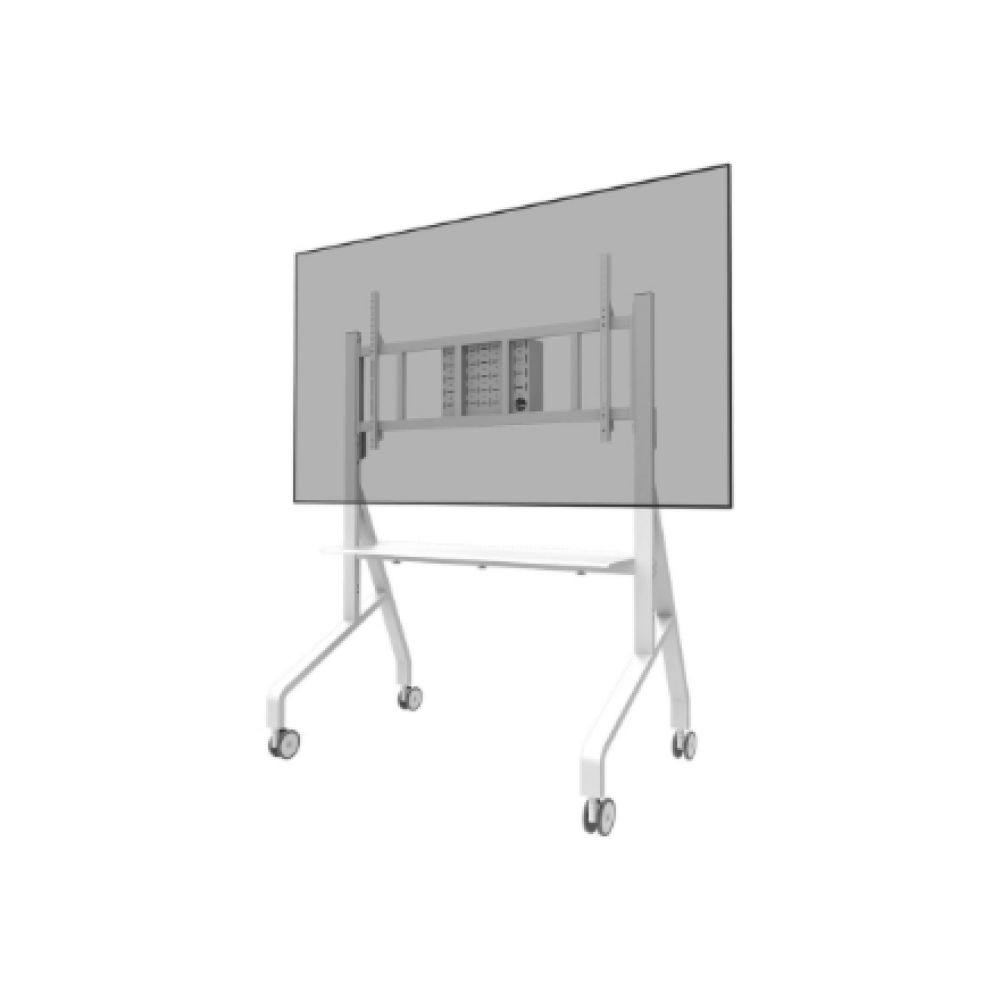 Neomounts Floor stand , FL50-575WH1 TV trolley , Adjustable Height , 65-110 , Maximum weight (capacity) 125 kg , White