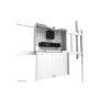 Neomounts Floor stand , FL50-575WH1 TV trolley , Adjustable Height , 65-110 , Maximum weight (capacity) 125 kg , White