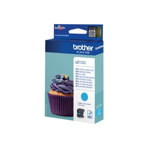 Brother LC123C , Ink Cartridge , Cyan