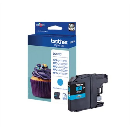 Brother LC123C , Ink Cartridge , Cyan