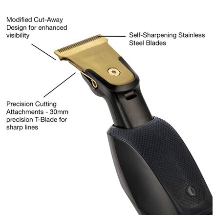 Remington , Trimmer , MB7000 T-Series Ultimate Precision , Cordless , Number of length steps 6 , Black