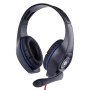 Gembird Gaming headset with volume control GHS-05-B Built-in microphone Blue/Black Wired Over-Ear 3.5 mm 4-pin