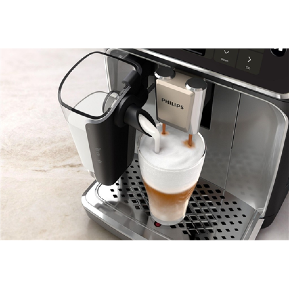 Philips EP4443/70 Fully Automatic Espresso Machine, 12 bar, 1500 W, White/Black , Philips