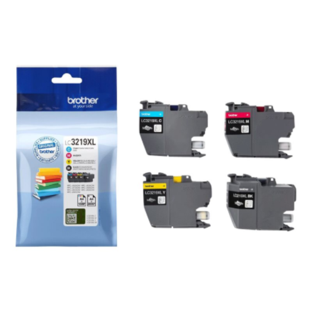 Brother LC3219XLVAL , Ink Cartridges , Black, Cyan, Magenta,Yellow