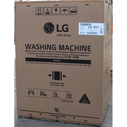 SALE OUT. LG F2X50S8TLB Washing Machine, Front Load, Capacity 8 kg, Spin speed 1200 rpm, White , SALE OUT. , LG Washing machine , F2X50S8TLB , Energy efficiency class A , Front loading , Washing capacity 8 kg , 1200 RPM , Depth 48 cm , Width 60 cm , Displ