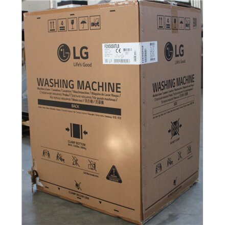 SALE OUT. LG F2X50S8TLB Washing Machine, Front Load, Capacity 8 kg, Spin speed 1200 rpm, White , SALE OUT. , LG Washing machine , F2X50S8TLB , Energy efficiency class A , Front loading , Washing capacity 8 kg , 1200 RPM , Depth 48 cm , Width 60 cm , Displ