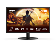 AOC Q27G42XE , 27 , IPS , QHD , 16:9 , 180 Hz , 1 ms , 2560 x 1440 pixels , 300 cd/m² , HDMI ports quantity 2 , Black