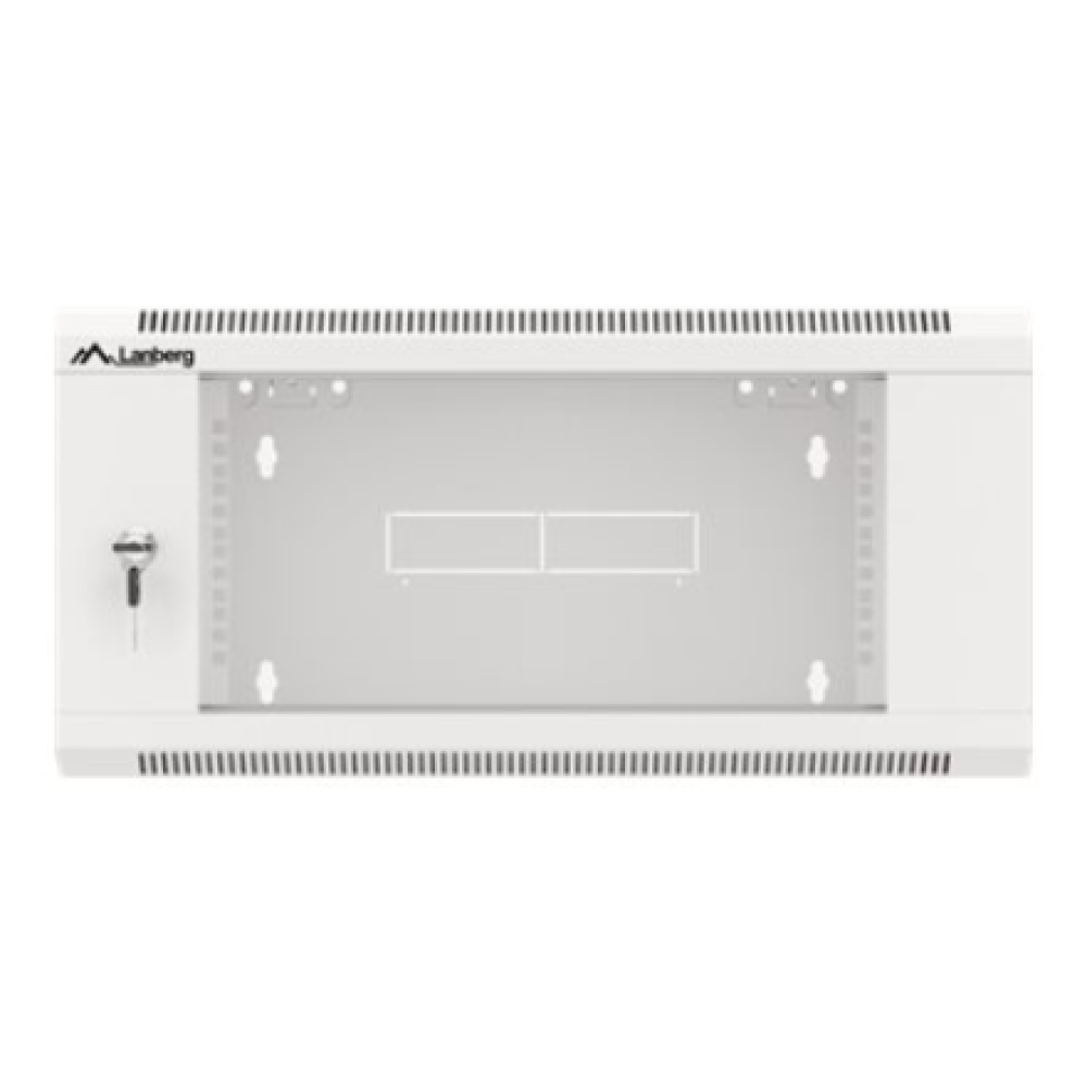 Lanberg Rack cabinet 19 wall-mounted 4U 600 fast assembly (flat pack), grey , Lanberg