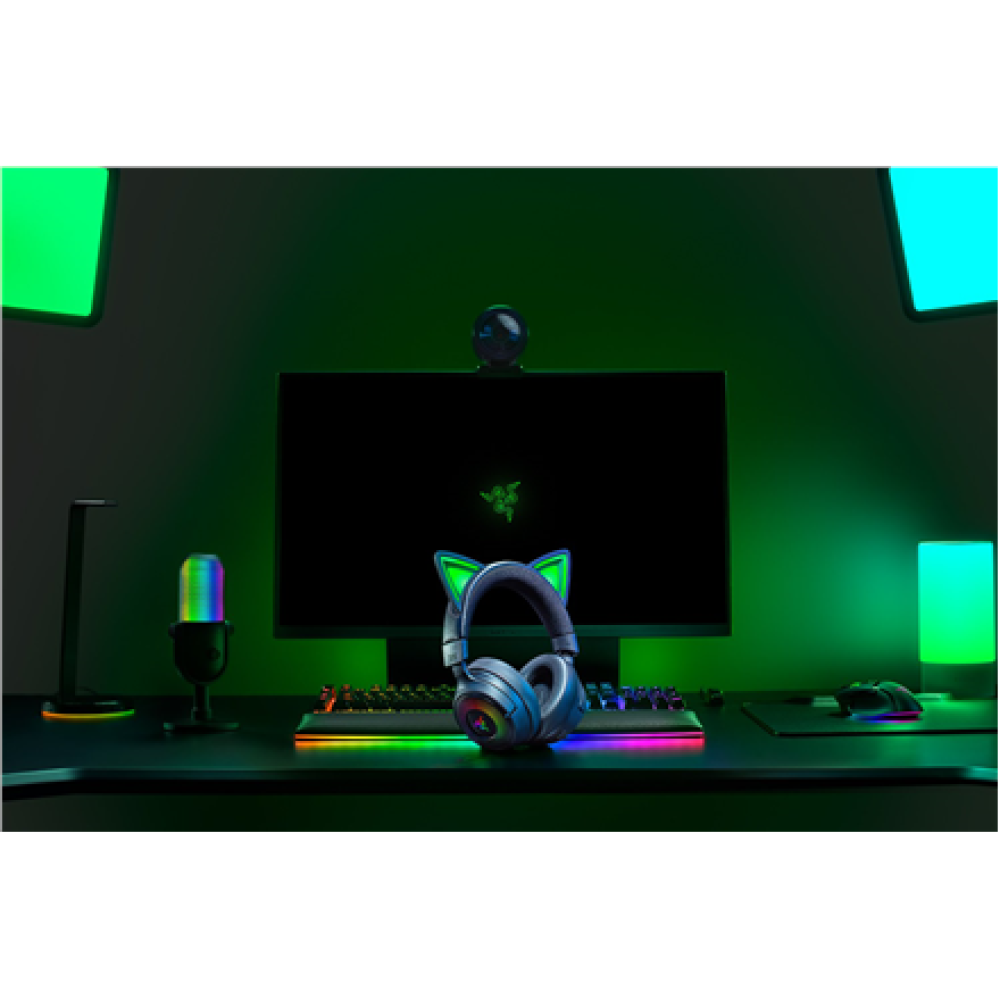Razer Headset , Kraken Kitty V3 Pro , Bluetooth , Over-ear , Microphone , Wireless , Black