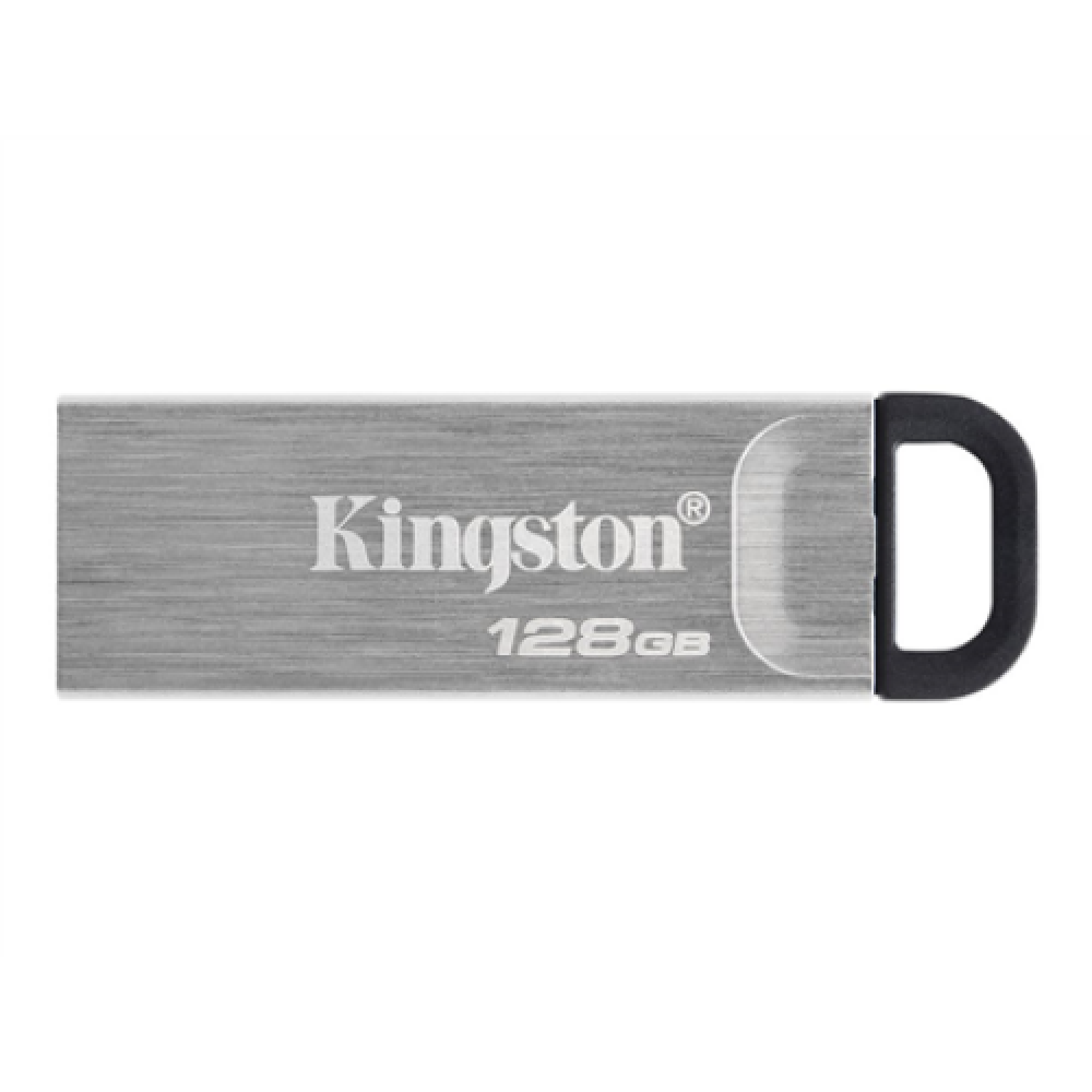 Kingston , USB Flash Drive , DataTraveler Kyson , 128 GB , USB 3.2 Gen 1 , Black/Grey