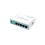 Mikrotik Wired Ethernet Router (No Wifi) RB750Gr3, hEX, Dual Core 880MHz CPU, 256MB RAM, 16 MB (MicroSD), 5xGigabit LAN, USB, PCB and Voltage temperature monitor, Beeper, IP20, Plastic Case, RouterOS L4 , Ethernet Router hEX , RB750Gr3 , No Wi-Fi , Ethern