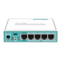 Mikrotik Wired Ethernet Router (No Wifi) RB750Gr3, hEX, Dual Core 880MHz CPU, 256MB RAM, 16 MB (MicroSD), 5xGigabit LAN, USB, PCB and Voltage temperature monitor, Beeper, IP20, Plastic Case, RouterOS L4 , Ethernet Router hEX , RB750Gr3 , No Wi-Fi , Mbit/s