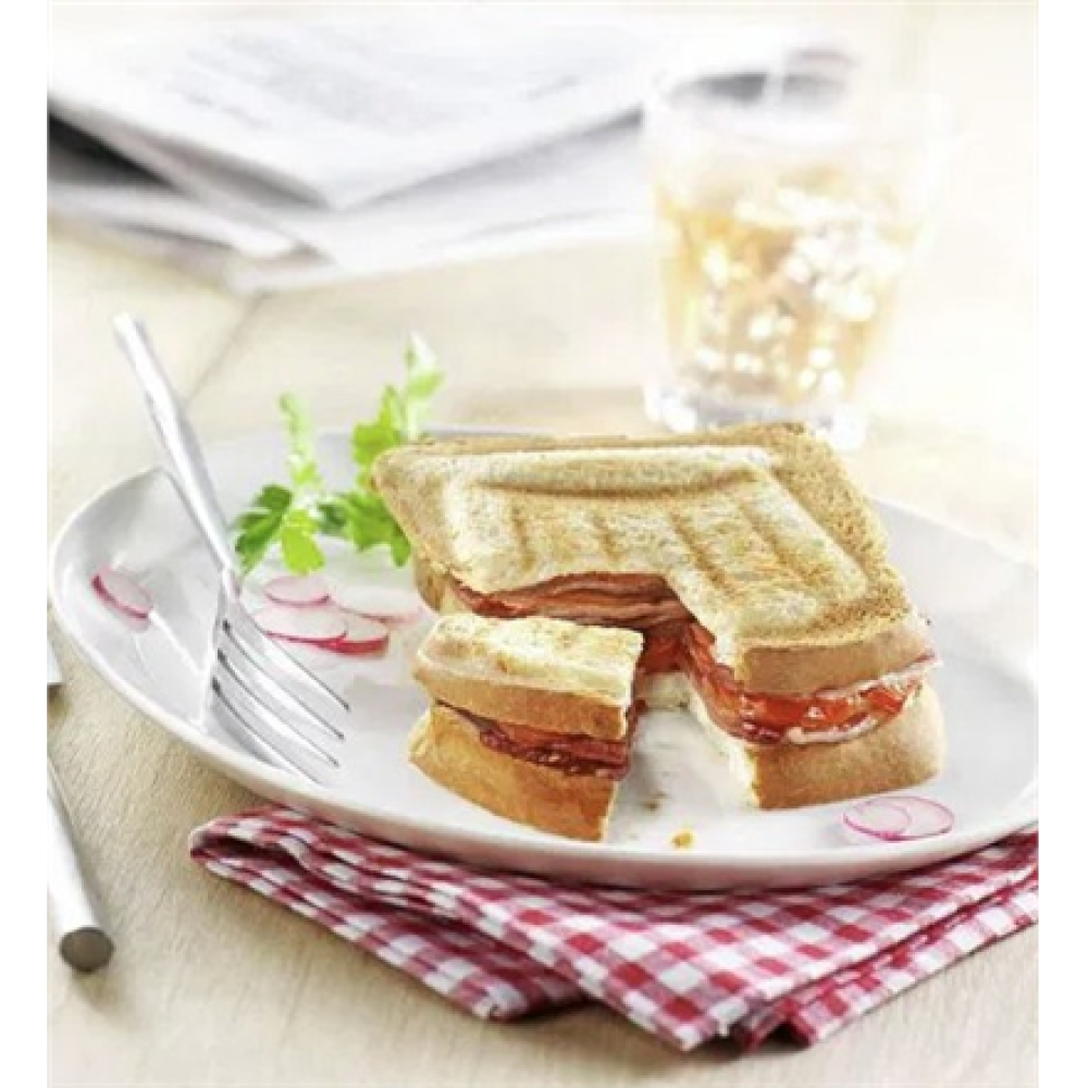 TEFAL , Sandwich Maker , SM157236 , 700 W , Number of plates 1 , Black/Stainless steel