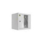 NETRACK 010-045-300-011 wall-mounted cabinet 10inch 4.5U/300 mm grey glass door