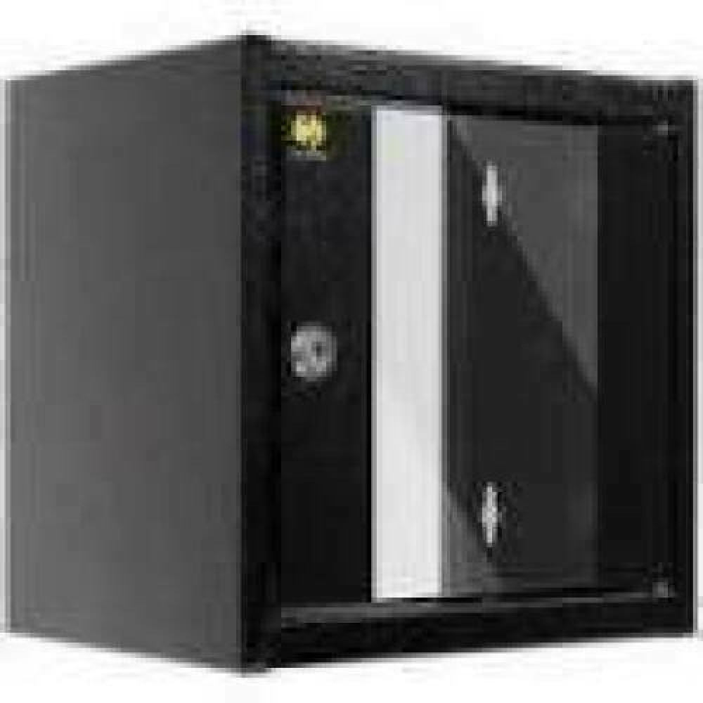 NETRACK 010-045-300-012 wall-mounted cabinet 10inch 4.5U/300 mm charcoal glass door