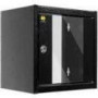 NETRACK 010-045-300-012 wall-mounted cabinet 10inch 4.5U/300 mm charcoal glass door