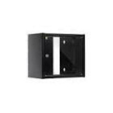 NETRACK 010-060-300-012 wall-mounted cabinet 10inch 6U/300 mm charcoal glass door